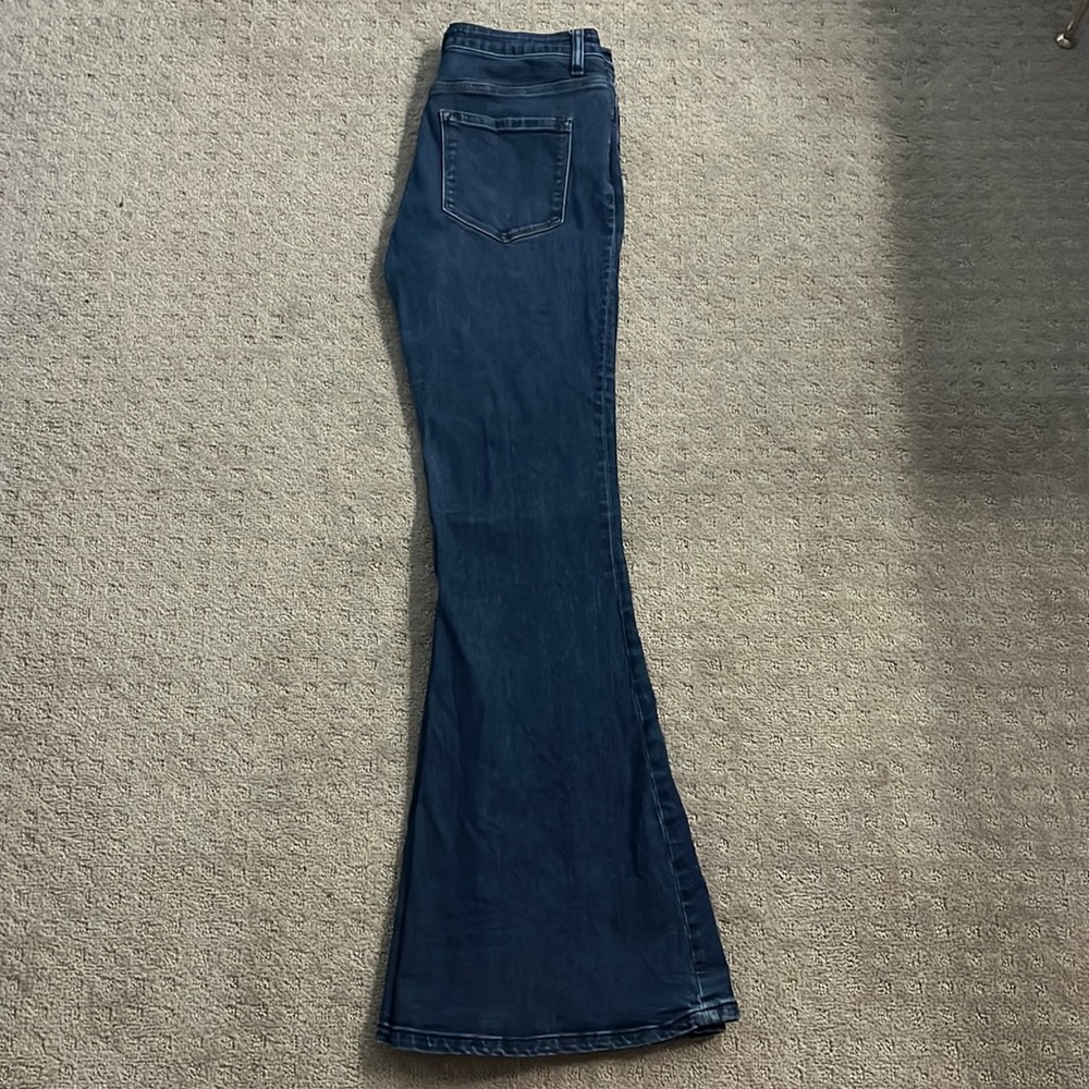 Vervet dark wash flare jean
